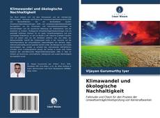 Buchcover von Klimawandel und ökologische Nachhaltigkeit