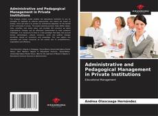 Administrative and Pedagogical Management in Private Institutions kitap kapağı