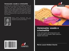 Portada del libro de Venezuela: esodo e criminalità