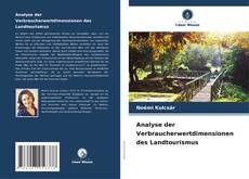 Buchcover von Analyse der Verbraucherwertdimensionen des Landtourismus