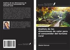 Análisis de las dimensiones de valor para el consumidor del turismo rural kitap kapağı
