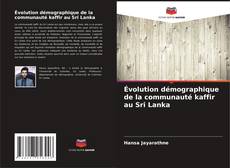 Buchcover von Évolution démographique de la communauté kaffir au Sri Lanka