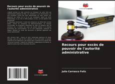 Bookcover of Recours pour excès de pouvoir de l'autorité administrative