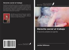 Capa do livro de Derecho social al trabajo 