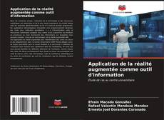 Buchcover von Application de la réalité augmentée comme outil d'information