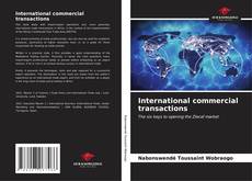 Bookcover of International commercial transactions