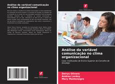 Buchcover von Análise da variável comunicação no clima organizacional
