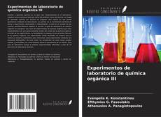 Обложка Experimentos de laboratorio de química orgánica III