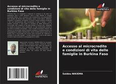 Capa do livro de Accesso al microcredito e condizioni di vita delle famiglie in Burkina Faso 