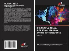 Portada del libro de FILOSOFIA DELLA PERSONALITÀ:Uno studio autobiografico