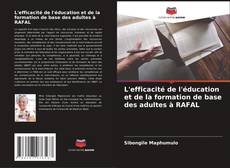 Buchcover von L'efficacité de l'éducation et de la formation de base des adultes à RAFAL