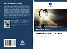 Buchcover von RELIGIONSPHILOSOPHIE