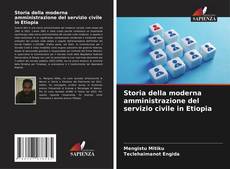 Buchcover von Storia della moderna amministrazione del servizio civile in Etiopia