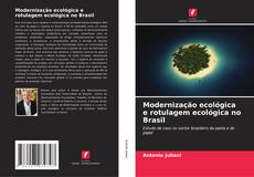 Capa do livro de Modernização ecológica e rotulagem ecológica no Brasil 