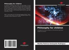 Philosophy for children的封面