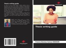 Capa do livro de Thesis writing guide 