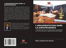 Buchcover von L'ARGUMENTATION DANS LA JURISPRUDENCE