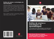 Estilos de ensino e estratégias de aprendizagem kitap kapağı