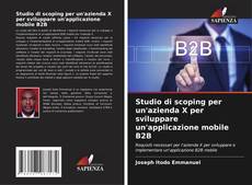 Copertina di Studio di scoping per un'azienda X per sviluppare un'applicazione mobile B2B