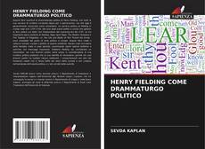 Buchcover von HENRY FIELDING COME DRAMMATURGO POLITICO