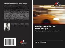 Buchcover von Design preferito vs. buon design