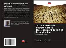 Capa do livro de La place du musée d'Owerri dans le développement de l'art et du patrimoine 