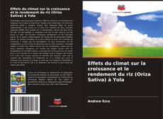 Capa do livro de Effets du climat sur la croissance et le rendement du riz (Oriza Sativa) à Yola 