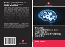Buchcover von Finanças comportamentais nas decisões de investimento: Evidências da Índia