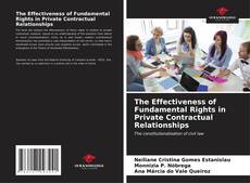 Capa do livro de The Effectiveness of Fundamental Rights in Private Contractual Relationships 