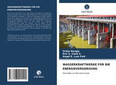 Capa do livro de WASSERKRAFTWERKE FÜR DIE ENERGIEVERSORGUNG 