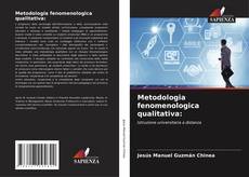 Metodologia fenomenologica qualitativa: kitap kapağı
