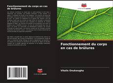 Buchcover von Fonctionnement du corps en cas de brûlures