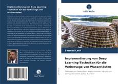 Portada del libro de Implementierung von Deep Learning-Techniken für die Vorhersage von Wasserläufen