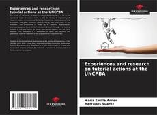 Capa do livro de Experiences and research on tutorial actions at the UNCPBA 