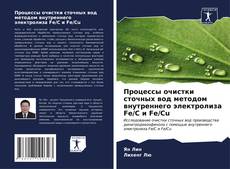 Buchcover von Процессы очистки сточных вод методом внутреннего электролиза Fe/C и Fe/Cu