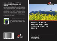 Buchcover von RISPOSTA DELLA SENAPE A DIVERSI LIVELLI E FONTI DI ZOLFO