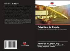 Borítókép a  Privation de liberté - hoz