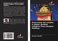 Capa do livro de Risoluzione dei conflitti in Nepal: Modello indigeno Tharu Barghar-Mukhiya 