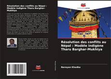 Résolution des conflits au Népal : Modèle indigène Tharu Barghar-Mukhiya kitap kapağı
