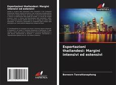 Buchcover von Esportazioni thailandesi: Margini intensivi ed estensivi