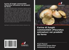 Copertina di Farina di funghi commestibili (Pleurotus ostreatus) nei prodotti da forno