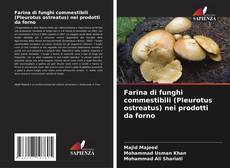 Обложка Farina di funghi commestibili (Pleurotus ostreatus) nei prodotti da forno