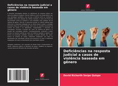 Buchcover von Deficiências na resposta judicial a casos de violência baseada em gênero
