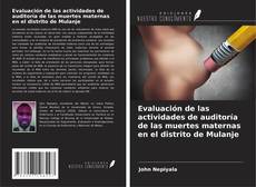 Bookcover of Evaluación de las actividades de auditoría de las muertes maternas en el distrito de Mulanje