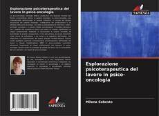 Bookcover of Esplorazione psicoterapeutica del lavoro in psico-oncologia