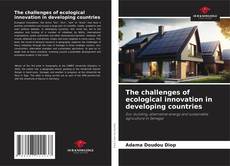 Capa do livro de The challenges of ecological innovation in developing countries 