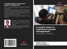 9 simple steps to implement project management kitap kapağı