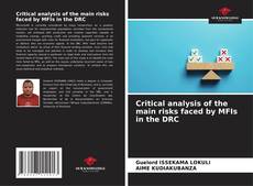 Capa do livro de Critical analysis of the main risks faced by MFIs in the DRC 