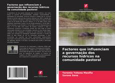 Copertina di Factores que influenciam a governação dos recursos hídricos na comunidade pastoral