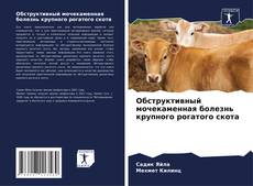 Buchcover von Обструктивный мочекаменная болезнь крупного рогатого скота